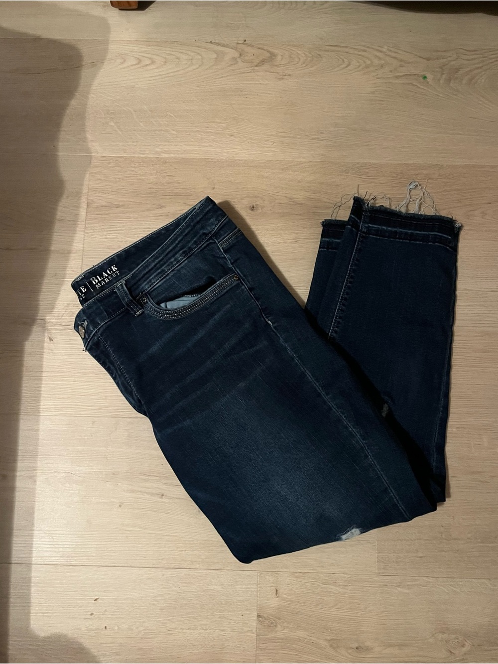 White House Black Market Dark Blue Denim Jeans